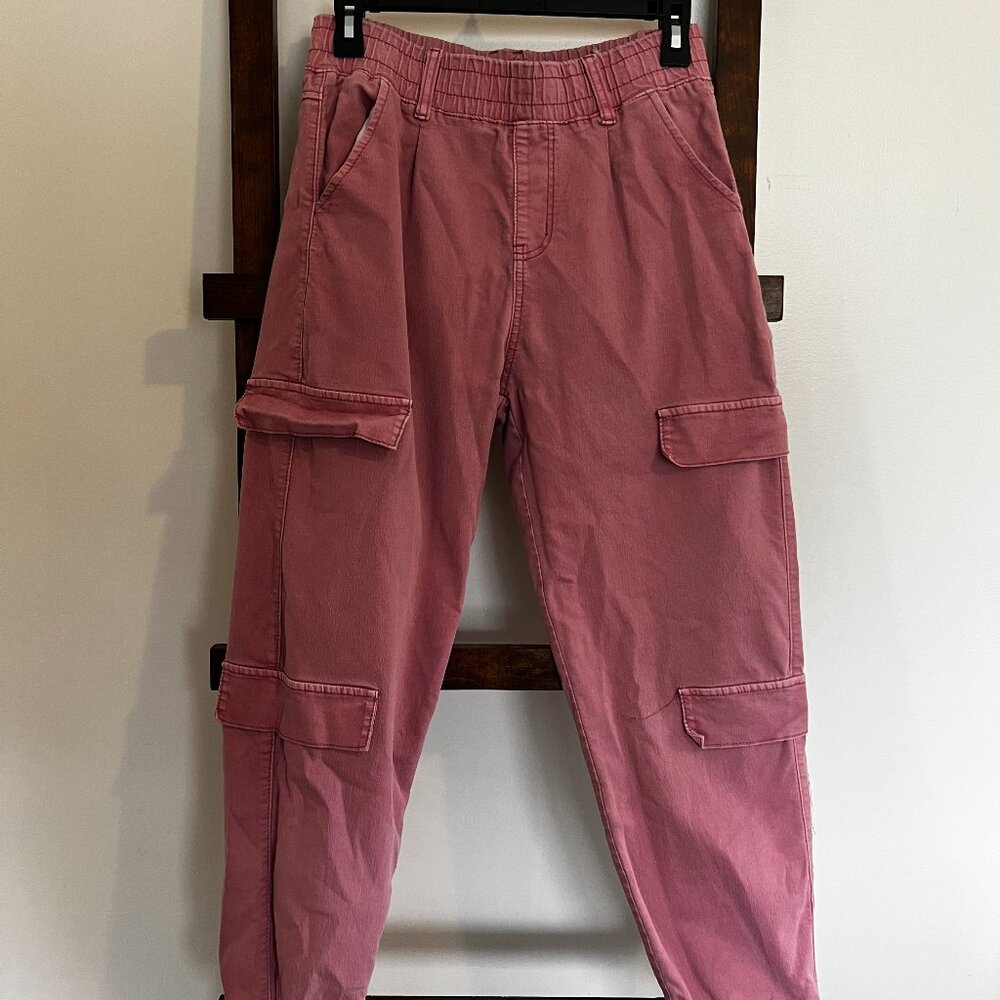 Pink Cargo Joggers